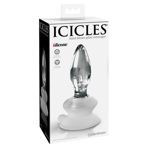 2" Glass Butt Plug