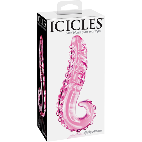 4.5" Studded Glass Dildo
