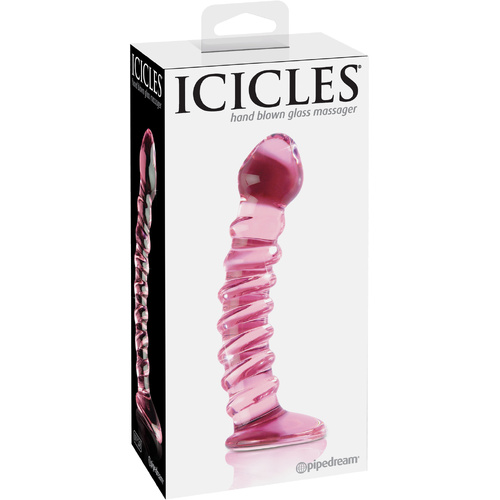 6.5" Curved Glass Dildo