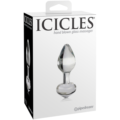 2.5" Glass Butt Plug
