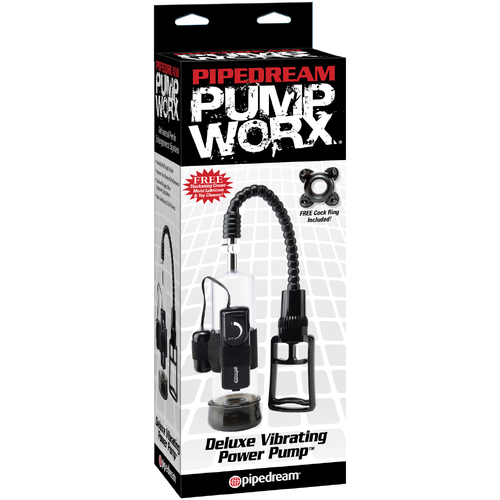 Deluxe Vibrating Penis Pump