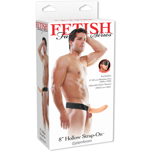 8" Hollow Strap On