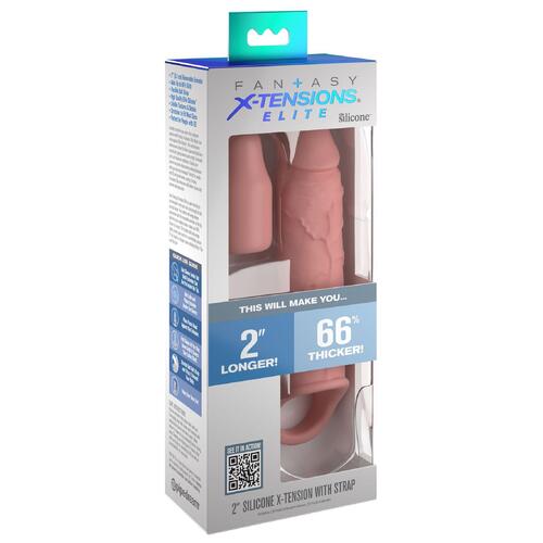 2" Premium Penis Sleeve + Strap