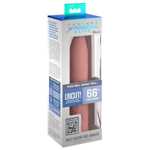7" Uncut Premium Penis Sleeve