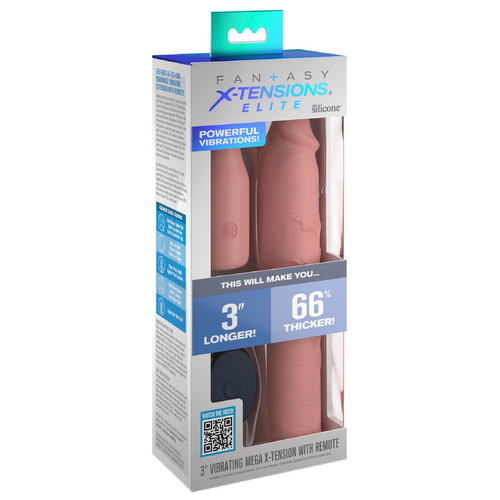 3" Vibrating Premium Penis Sleeve