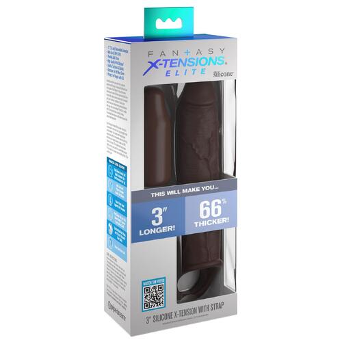 3" Premium Penis Extension + Strap