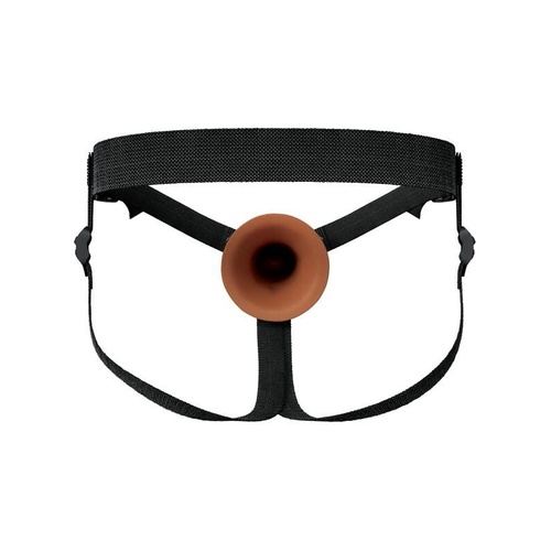 Fantasy X Tensions Elite 8". Silicone Hollow Strap On Dual Density