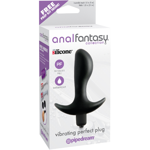 3.5" Vibrating Perfect Butt Plug