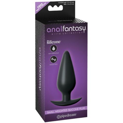 3" Small Weighted Silicone Plug