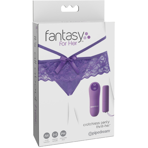 Crotchless Vibrating Panties