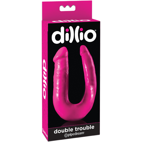 6" Double Trouble Pink Dildo