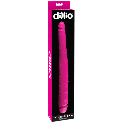 16" Pink Double Dildo