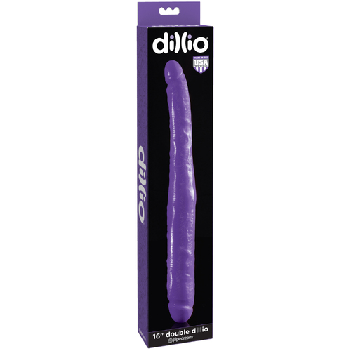 16" Purple Double Dildo