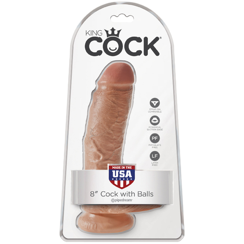 8" Cock + Balls