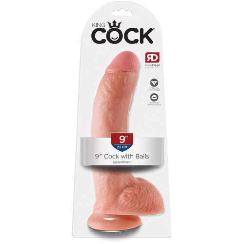 9" Cock + Balls