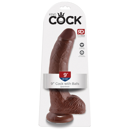 9" Cock + Balls