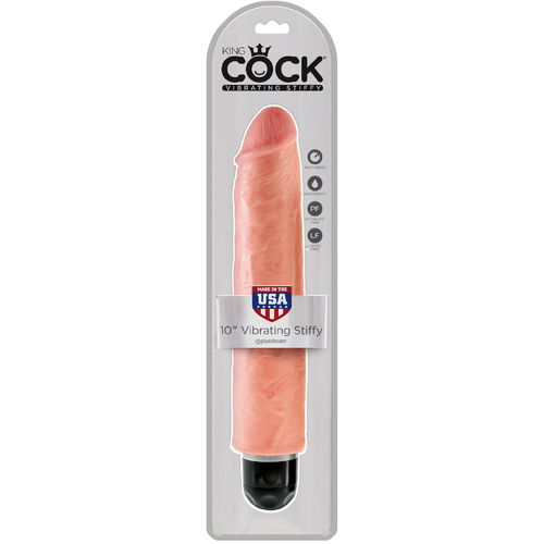 10" Vibrating Stiffy Cock