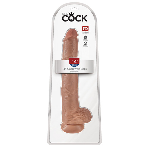 14" Cock + Balls