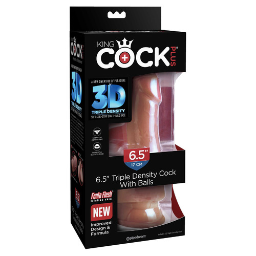 6.5" Realistic 3D Cock