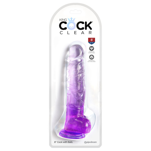 8" Cock + Balls