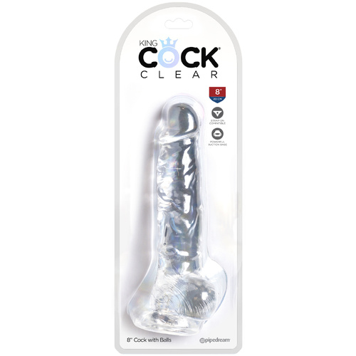 8" Cock + Balls