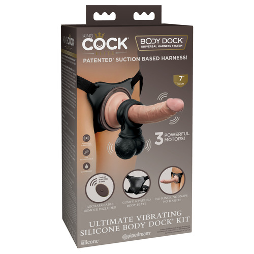 Vibrating Body Dock Strap-On Kit