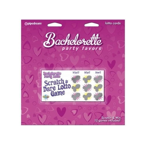 Bachelorette Party Favours - Lotto Cards