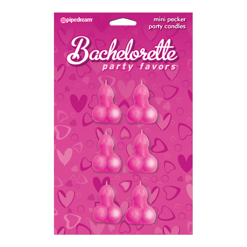 Mini Pecker Party Candles (6 Pieces)