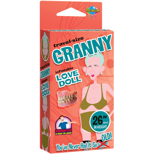 Mini Granny Blow Up Doll