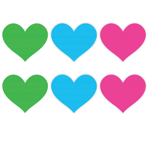Neon Hearts Pasties x3