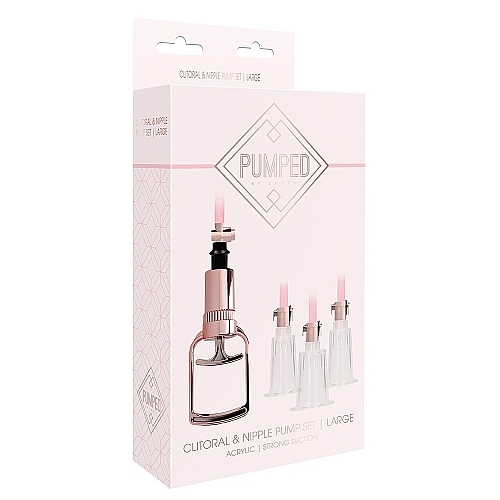 Large Clit + Nipple Pump Set