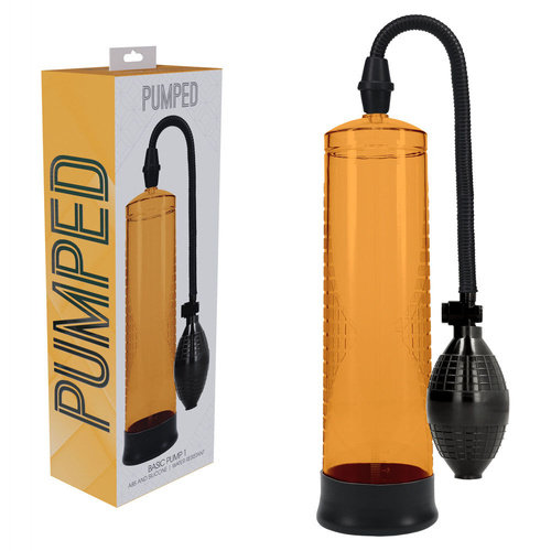 PUMPED Basic Pump 1 - Orange Orange Penis Pump