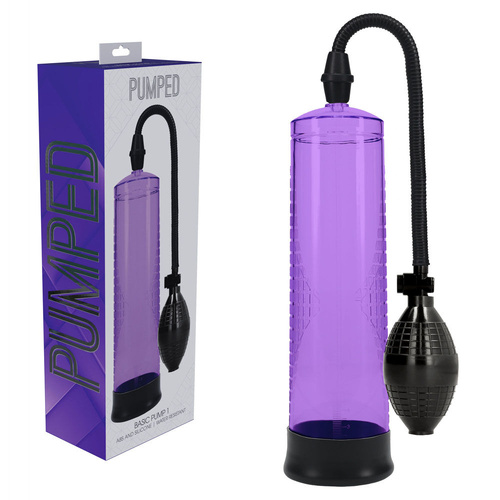 PUMPED Basic Pump 1 - Purple Purple Penis Pump