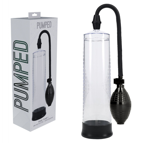 PUMPED Basic Pump 1 - Transparent Clear Penis Pump