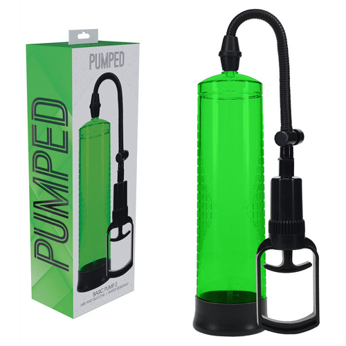 PUMPED Basic Pump 2 - Green Green Penis Pump