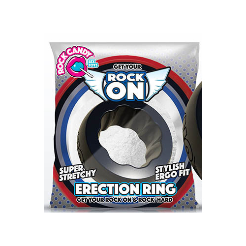 Rock On Black Cock Ring