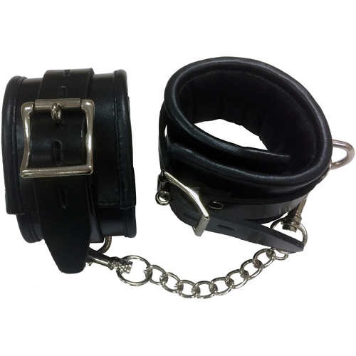 Padded Leather Wrist Cuffs