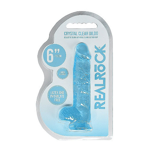 6" Realistic Cock + Balls