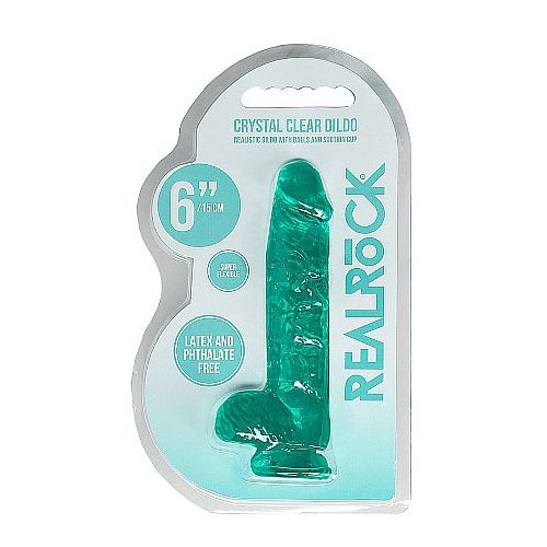 6" Realistic Cock + Balls