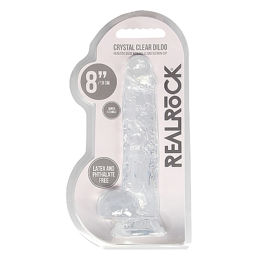 8" Realistic Cock + Balls