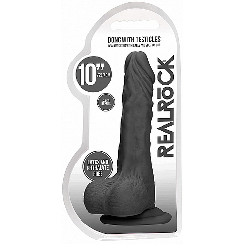 10" Realistic Cock + Balls