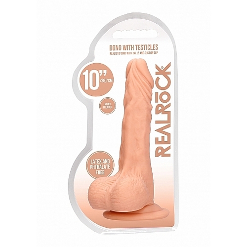 10" Realistic Cock + Balls
