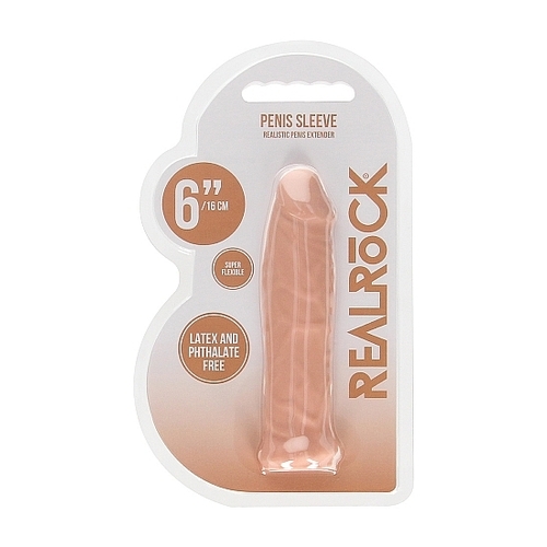 6" Realistic Penis Sleeve