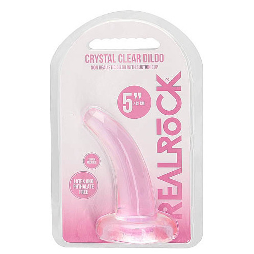 5" Curved Suction Cup Dildo