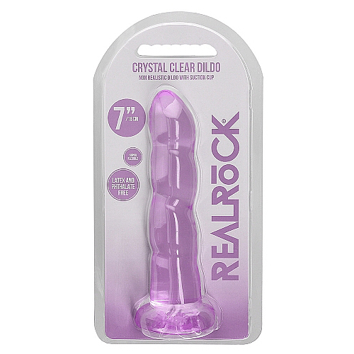 7" Ribbed Suction Cup Dildo