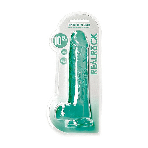 10" Realistic Cock + Balls