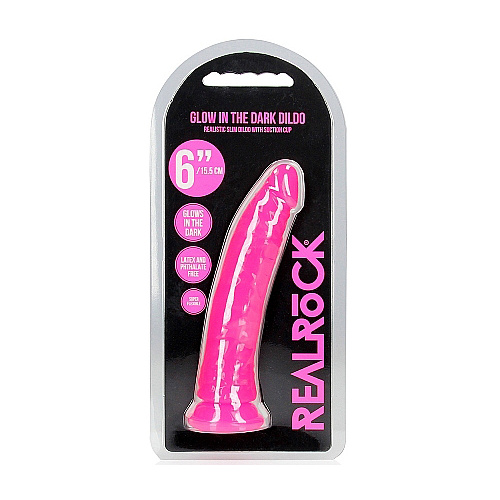 6" Glowing Slim Cock