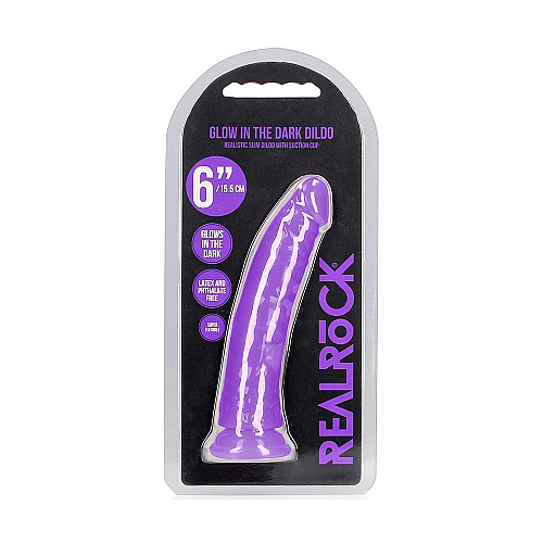 6" Glowing Slim Cock