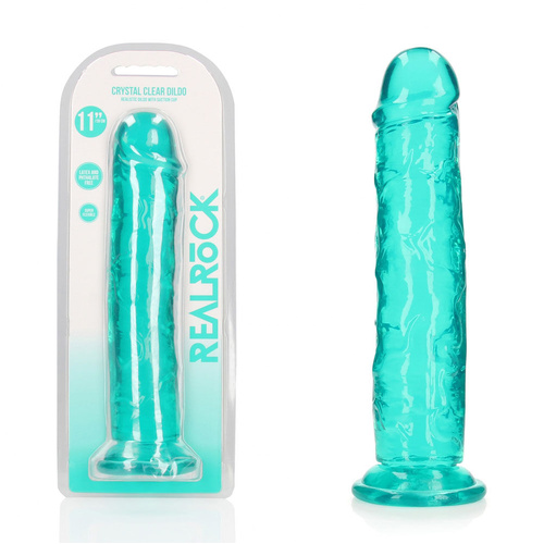 REALROCK 31 cm Straight Dildo - Turquoise Turquoise 31 cm (11'') Dong