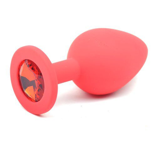 Medium Jewel Silicone Butt Plug
